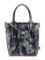 Christian Louboutin Blue Studded Top Handle Bag