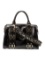 Tory Burch Blk Patent Leather Zip Cls Top Hdl Bag