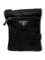 Prada Nero Nylon Silver-tone Hdw Zip Cls Msgr Bag