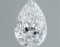 Gia Certified Pear Cut .31ct Si2 Diamond