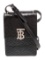Burberry Blk Leather Silver-tone Hdw Crossbody Bag