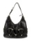Gucci Gg Supreme Black Leather Web Top Hdl Bag