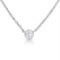 10k Gold .10ct Diamond Bezel-set Necklace