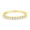 Igi Certified 10k Gold .25ct Diamond Fluted Ring
