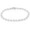 Elegant .50ct Diamond Almond Shape Tennis Bracelet