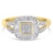 Exquisite 10k Gold .50ct Diamond Ballerina Ring
