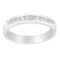 18k Wgold Round .25ct Diamond 11-stone Band