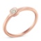 14k Gold-pl. Round .05ct Diamond Promise Ring
