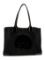 Tory Burch Blue Nylon Signature Logo Graphic Tote