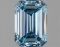 Fancy Blue Emerald Cut 1.89ct Vs1 Lab Diamond