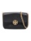 Tory Burch Blk Gold-tone Hdw Flap Crossbody Bag