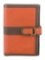 Longchamp Orange Leather Snap Cls Bifold Wallet