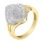10k Gold .55ct Diamond Composite Cocktail Ring