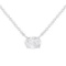 10k Gold Oval .50ct Diamond Solitaire Necklace