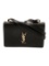 Saint Laurent Dylan 2022 Blk Leather Shldr Bag