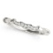 14k White Gold .04 Diamond Scallop Wedding Band