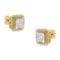 10k Gold Multi-cut .55ct Diamond Stud Earrings
