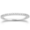14k Wgold Round .19ct Diamond Slim Profile Band