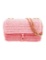 Rebecca Minkoff Pink Raffia Colorblock Shldr Bag