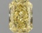 Fancy Yellow Radiant Cut 1.57ct Vs1 Lab Diamond
