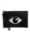 Kenzo Graphic Print Black Leather Zip Cls Clutch