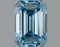 Fancy Blue Emerald Cut 1.76ct Vs2 Lab Diamond