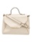 Kate Spade Neutrals Leather Flap Top Handle Bag
