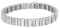 14k Wgold Baguette & Round 4.94ct Diamond Bracelet
