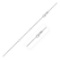 14k White Gold Double Extendable Cable Chain