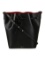 Mansur Gavriel Blk Lthr Drawstring Bucket Bag
