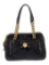 Marc Jacobs Quilted Pattern Blue Leather Shldr Bag