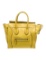 Celine Yellow Leather Silver-tone Hdw Zip Cls Tote