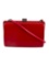Giorgio Armani Red Acrylic Gunmetal Hdw Shldr Bag