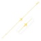 14k Gold Airplane Bracelet