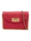 Chloe Red Leather Gold-tone Hdw Flap Cls Shldr Bag