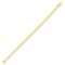 14k Gold Rail Motif Links Men's Bracelet