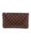 Louis Vuitton Ebene Neverfull Brown Clutch