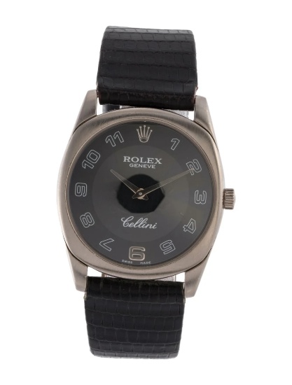 Rolex Cellini Danaos 18k Wg Manual Unisex 33mm