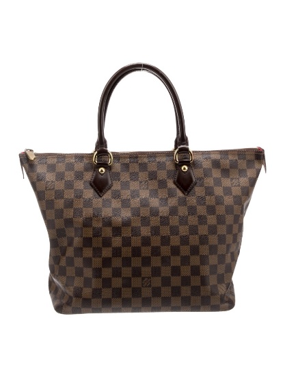 Louis Vuitton Saleya Mm Ctd Canvas Pattern Tote