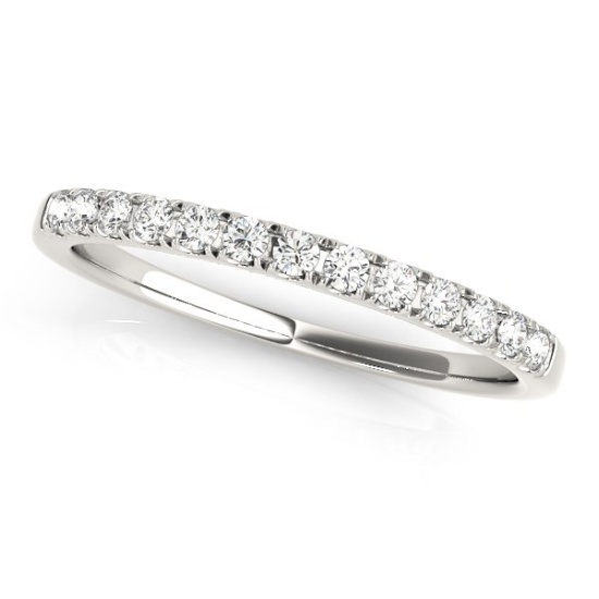 14k Round .18ct Diamond Timeless Wedding Ring