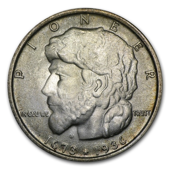 1936 Elgin Illinois Centennial Half Dollar Bu