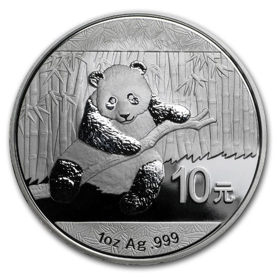 China 1 Oz Silver Panda (random Year)