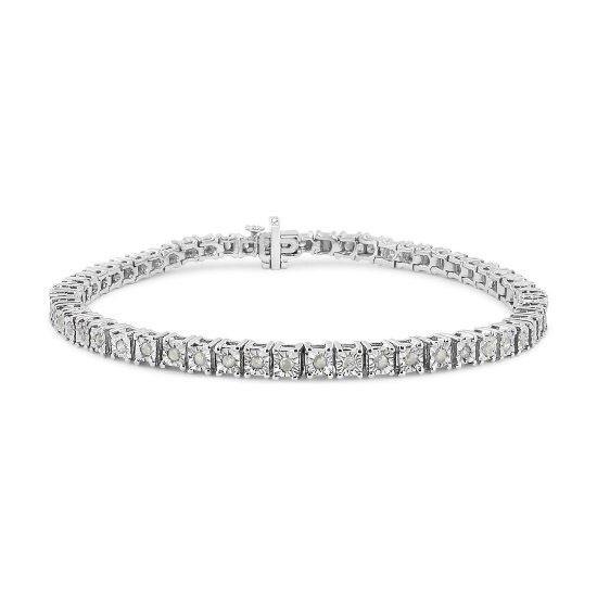 Round Cut 1.00ct Diamond Tennis Bracelet