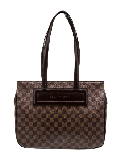 Louis Vuitton Damier Ebene Pm Brown Shloulder Bag