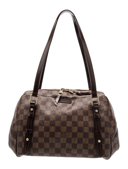 Louis Vuitton Ebene Rivington Gm Zip Shoulder Bag