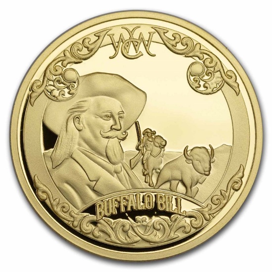 2024 Barbados 1/4 Oz Silver Wild West Buffalo Bill