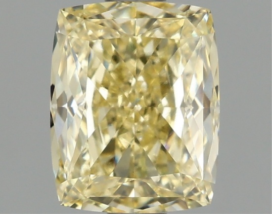 Fancy Yellow Cushion Cut 1.53ct Vs1 Lab Diamond