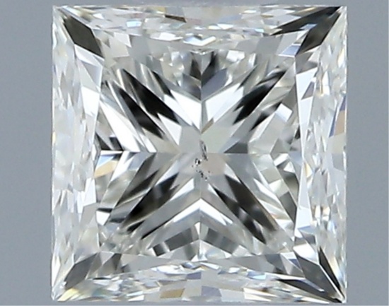 Gia Certified Princess Cut .50ct Si1 Diamond