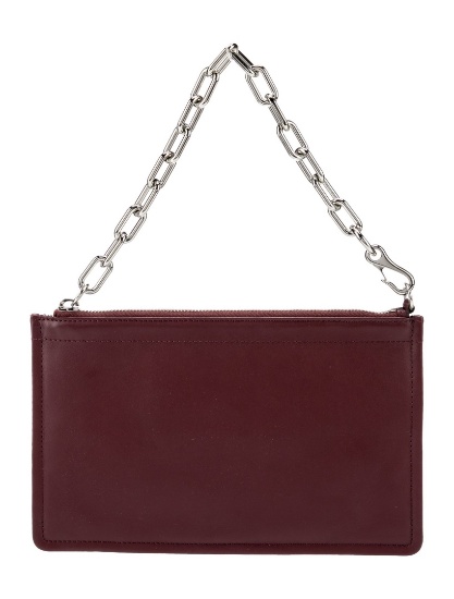 Alexander Wang Burgundy Leather Zip Top Handle Bag