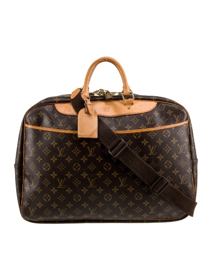Louis Vuitton Mono Alize Ctd Canvas Weekender Bag